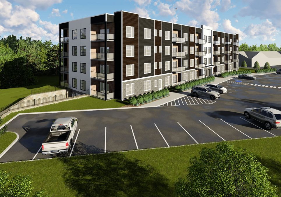 Exterior view of Chapel Hill Suites, apartments for rent in Rothesay, NB